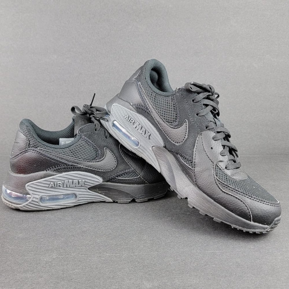 Nike Air Max CD5432-001 Excee Lace Up Black Gray Running Shoes Women’s Size 7.5